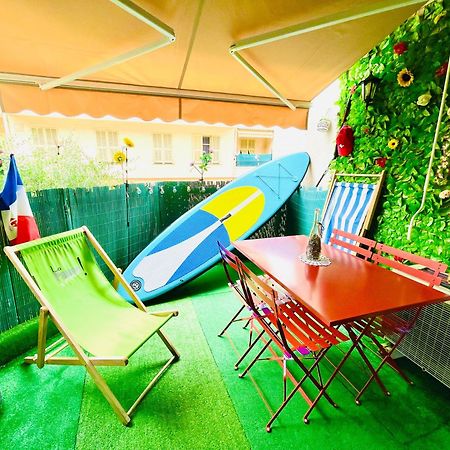 Confortable Studio A Nice Centre Cote Plage Bel Terrasse Paddle 외부 사진