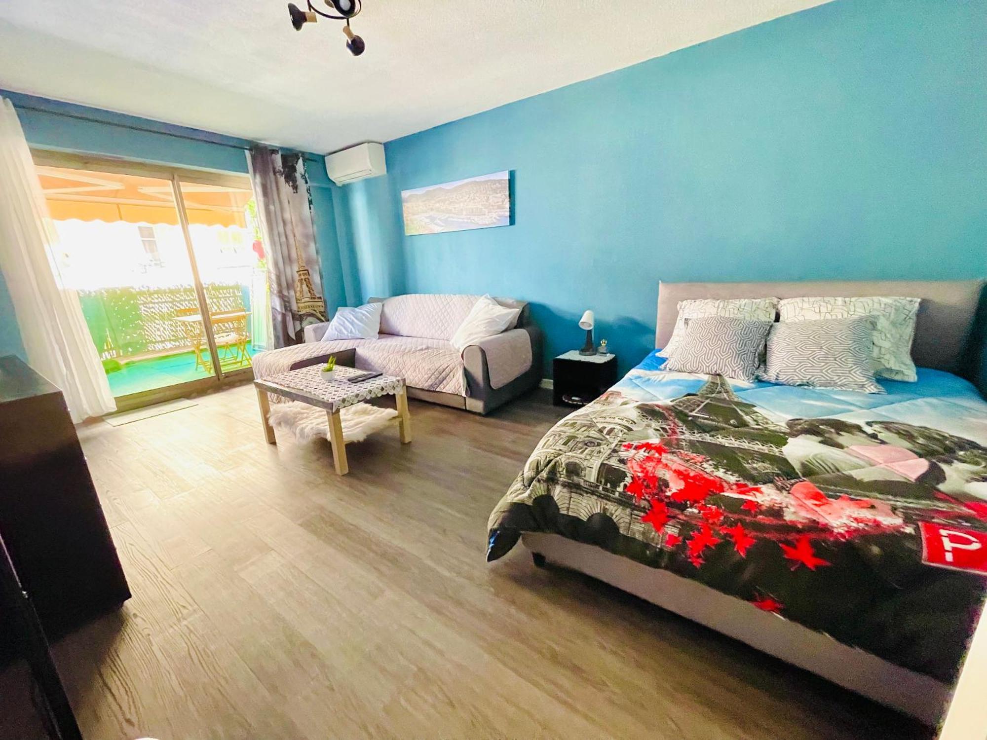 Confortable Studio A Nice Centre Cote Plage Bel Terrasse Paddle 외부 사진