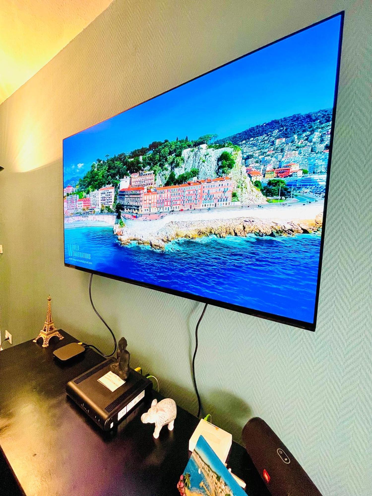 Confortable Studio A Nice Centre Cote Plage Bel Terrasse Paddle 외부 사진