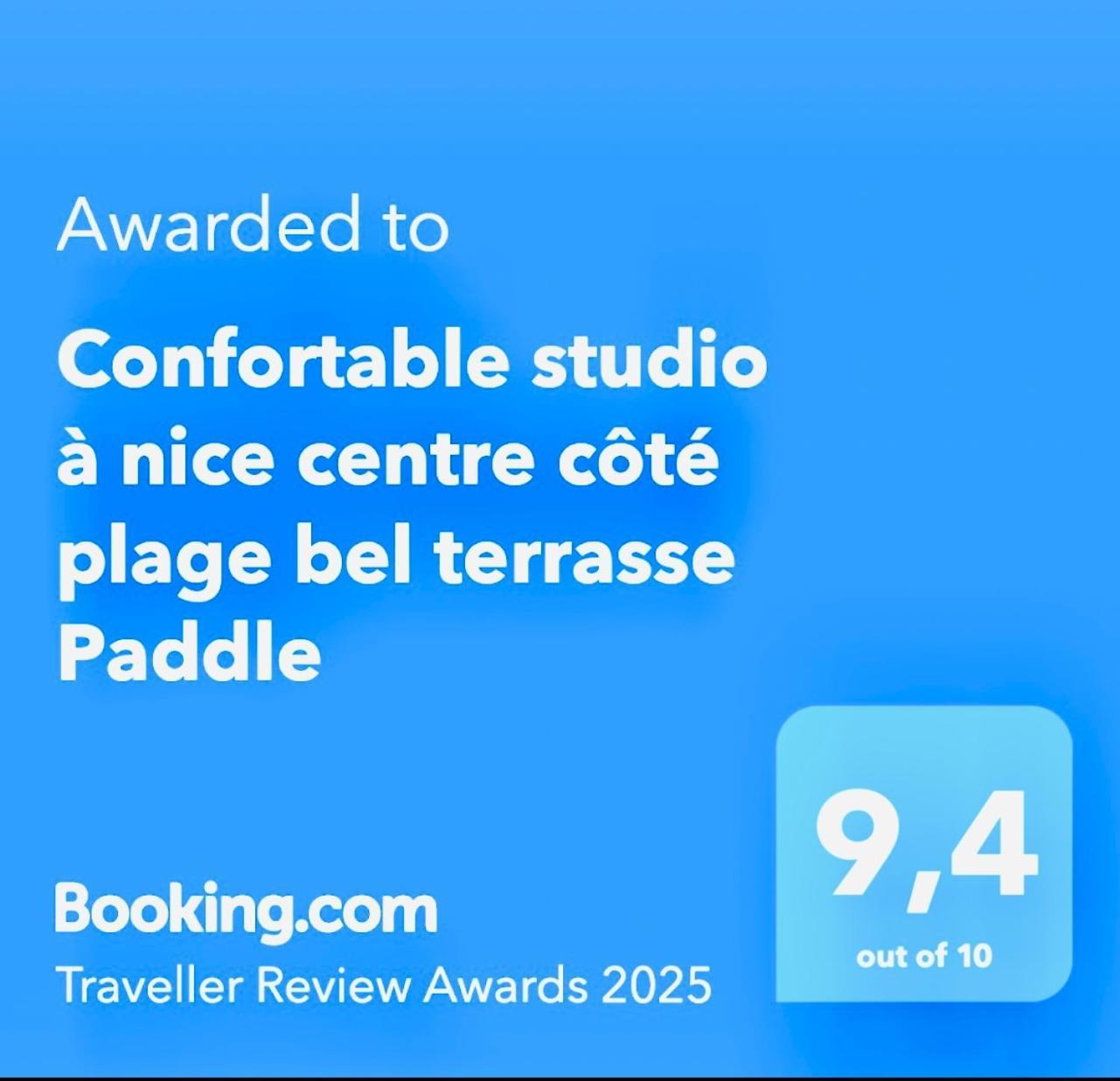 Confortable Studio A Nice Centre Cote Plage Bel Terrasse Paddle 외부 사진
